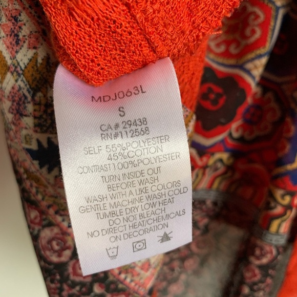 MISS ME Burnt Orange Back Paneled Cardigan… - Picture 8 of 8